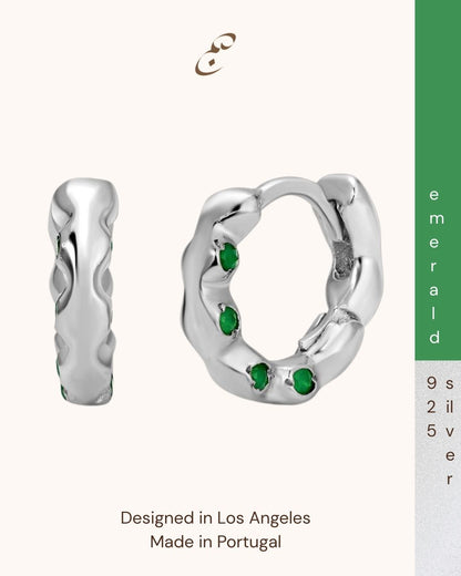 Iris Huggie Earring
