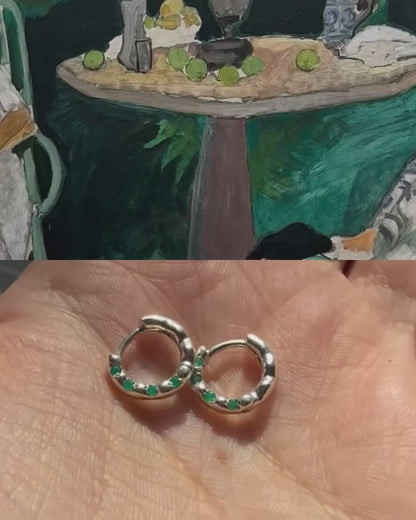 Iris Huggie Earring